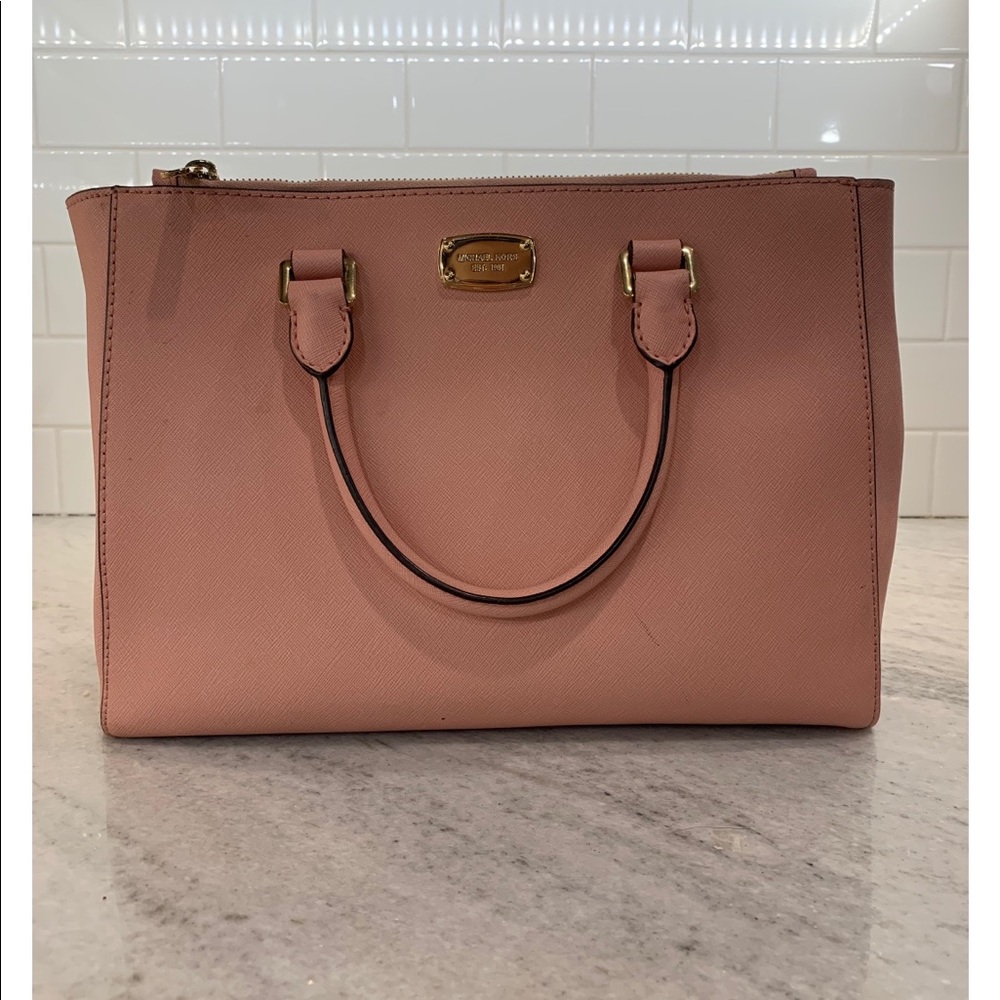 Michael Kors Blush Purse and Matching Wallet